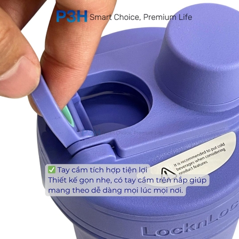Bình lắc giữ nhiệt LocknLock Shake it bottle pro 650ml/750ml LHC4276 P3H Store