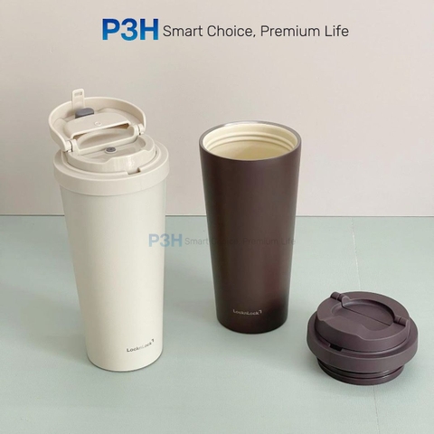 Ly Giữ Nhiệt Lock&Lock lòng ly phủ sứ 550ml Energetic CERAMIC Tumbler LHC3414 P3H Store