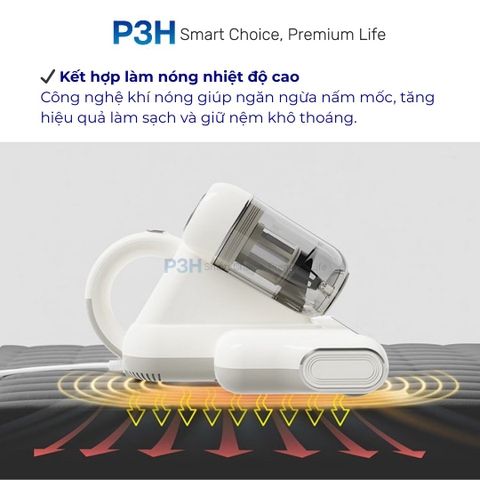 Máy Hút Bụi Giường Nệm LocknLock ENV818IVY 300W Diệt Khuẩn UV, Hút Sạch Mạt Bụi Hiệu Quả P3H
