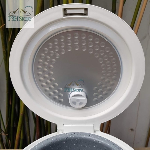 Nồi cơm điện mini đa năng Lock&Lock dung tích 0.8L với nhiều chế độ nấu được cài sẵn EJR326WHT