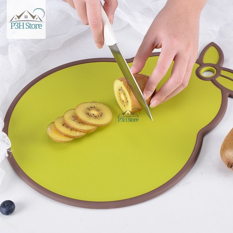 Thớt nhựa kháng khuẩn Lock&Lock viền Silicone nhiều hình dạng màu sắc CSC55