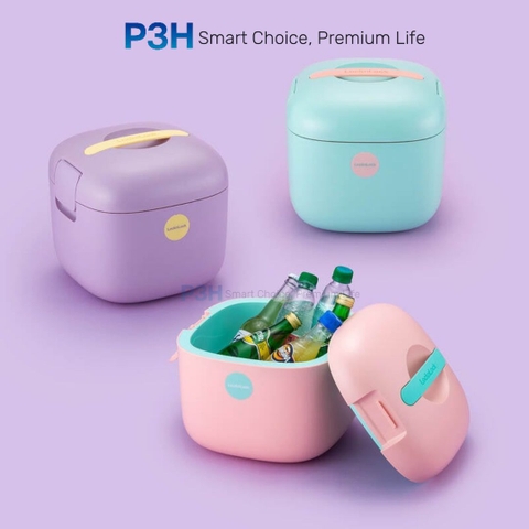 Thùng giữ nhiệt LocknLock Macaron Ice Cooler 7L Giữ lạnh tiện lợi, phong cách thời thượng LIC101 P3H