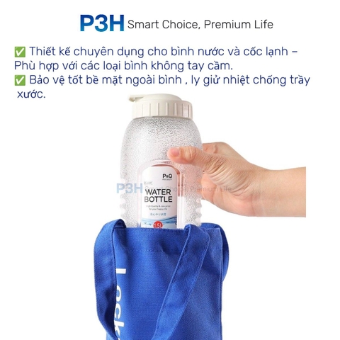 Túi Đựng Bình LocknLock HWB824 – Đựng Ly, Bình Giữ Nhiệt, Phù Hợp Đi Học, Đi Làm P3H