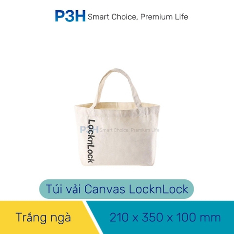 Túi Vải Đa Năng LocknLock Daily Multi-Purpose Bag HWB825 Túi Canvas Đựng Hộp Cơm Bình Nước Mang Đi Làm P3H