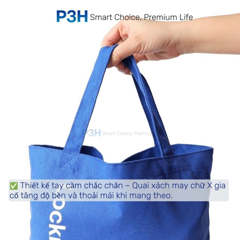 Túi Vải Đa Năng LocknLock Daily Multi-Purpose Bag HWB825 Túi Canvas Đựng Hộp Cơm Bình Nước Mang Đi Làm P3H