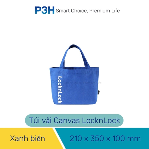 Túi Vải Đa Năng LocknLock Daily Multi-Purpose Bag HWB825 Túi Canvas Đựng Hộp Cơm Bình Nước Mang Đi Làm P3H