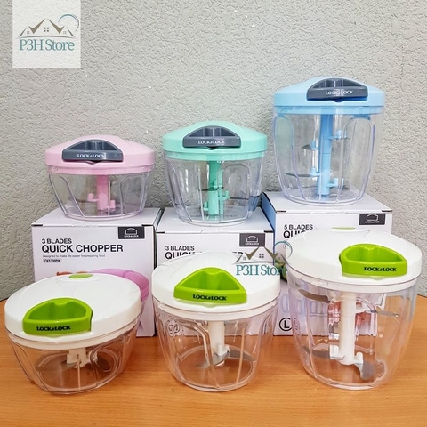 Dụng cụ băm xay tỏi ớt rau củ quả Lock&Lock các size CKS302 CKS308 CKS309 CKS310
