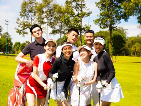 Ninh Dương Lan Ngọc gia nhập hội mỹ nhân Vbiz chơi golf, lên đồ ra sân cùng dàn trai trẻ Gen Z