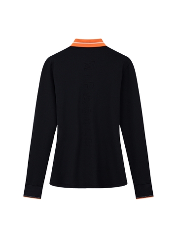Leilani Top - Black Orange