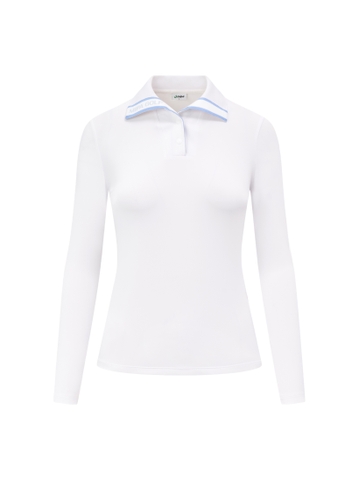 Zoey Top - White Blue