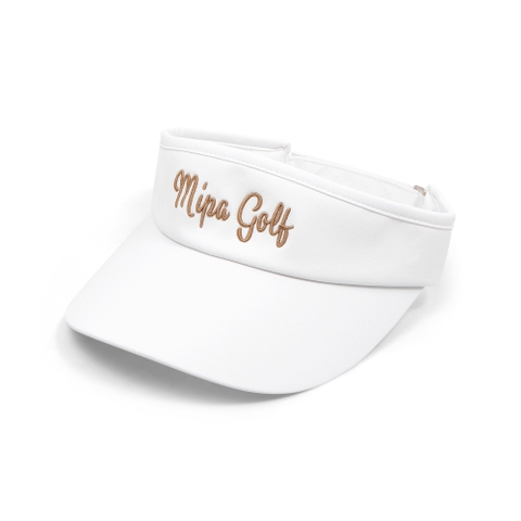 Molly Visor - White Brown