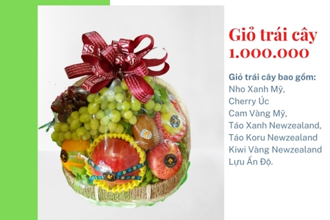 Giỏ trái cây 1 triệu mã HL1002