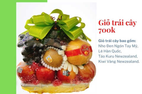 Giỏ trái cây 700k mã HL7004