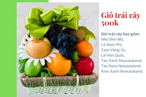 Giỏ trái cây 500k mã HL5002