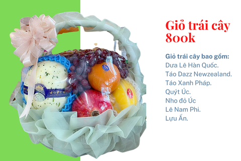 Giỏ trái cây 800k mã HL8001