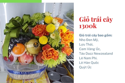 Giỏ Trái Cây 1300k Mã HL1301