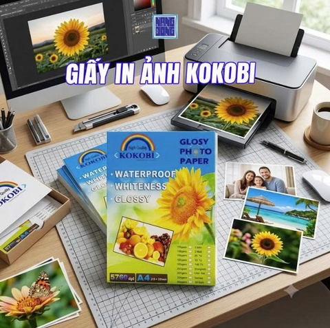 Giấy In Ảnh KOKOBI – Hình Ảnh Sắc Nét, Màu Sắc Đẹp