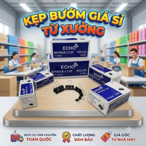 Kẹp Bướm Giá Sỉ Từ Xưởng Sản Xuất | VPP Năng Động