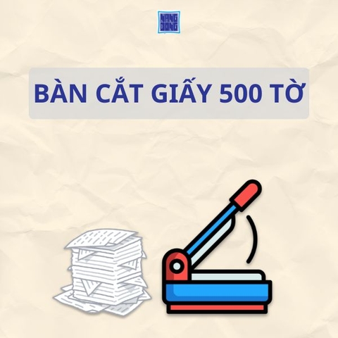 Bàn Cắt Giấy 500 Tờ Cao Cấp A3 A4 – Cắt Nhanh, Chuẩn Xác, Không Tốn Sức