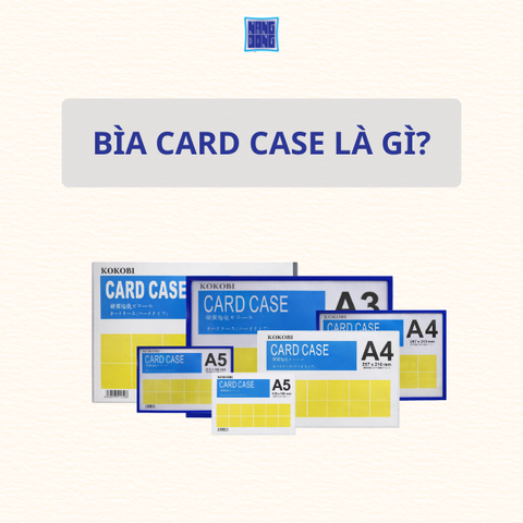Bìa Card Case Là Gì? Giải Pháp Giữ Tài Liệu Thẳng, Chuyên Nghiệp