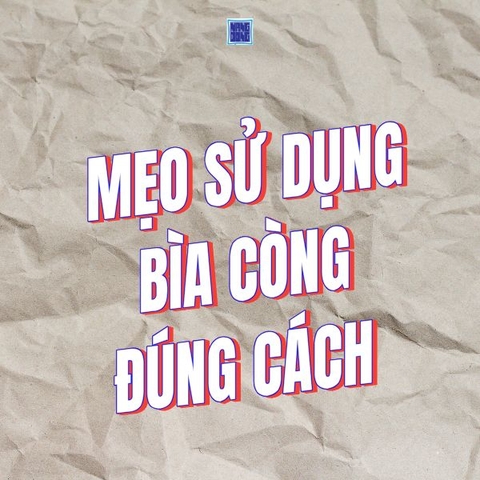 Mẹo Sử Dụng Bìa Còng Đúng Cách - VPP Năng Động