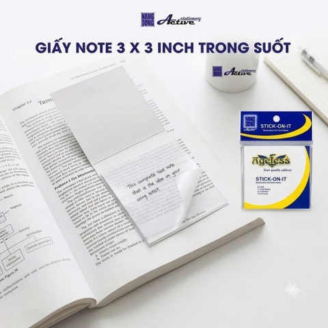 Giấy note trong suốt là gì? Công dụng và cách sử dụng