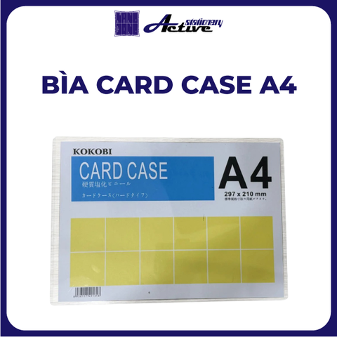 Bìa Card Case A4