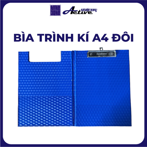 Bìa Trình Ký Đôi A4