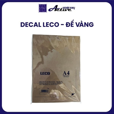 Decal A4 Leco - Da bò