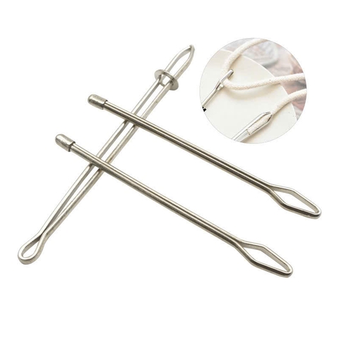 Dụng cụ kẹp luồn chun bằng thép, Nhíp luồn chun, Xỏ chun, giúp việc luồn chun dễ dàng hơn(GIÁ 1 CÁI)