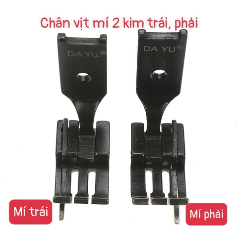 Chân vịt S570 DAYU MÍ 2 KIM TRÁI, PHẢI được dùng cho máy 2 kim công nghiệp LOẠI XỊN (giá 1 cái)
