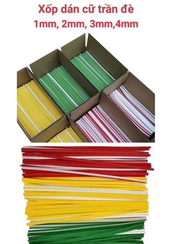 Xốp dán gá dưỡng lập trình, dán cữ trần đè dài 28cm, rộng 0.5cm, dày 1ly, 2ly, 3 ly, 4ly dùng trong ngành may(GIÁ 1 HỘP)