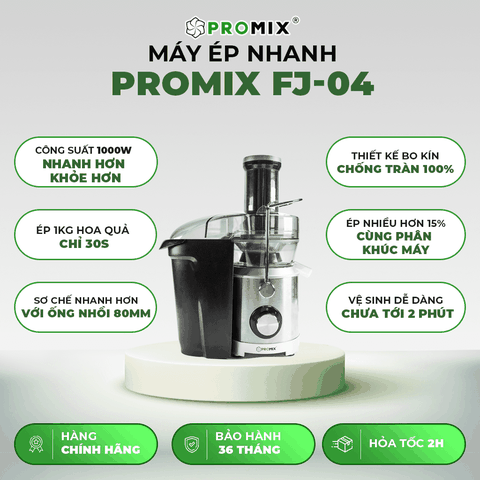 Máy ép nhanh công nghiệp cho quán Promix FJ-04