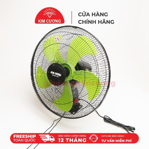 Quạt Treo Tường 2 Dây Kim Cương - Quạt Treo Tường Công Nghiệp [Bảo Hành 12 Tháng]