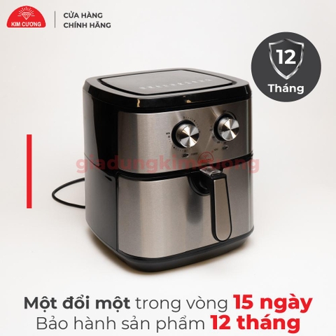 Nồi Chiên Không Dầu Kim Cương - Dung Tích 9.2 Lít [Bảo Hành Chính Hãng 1 Đổi 1]