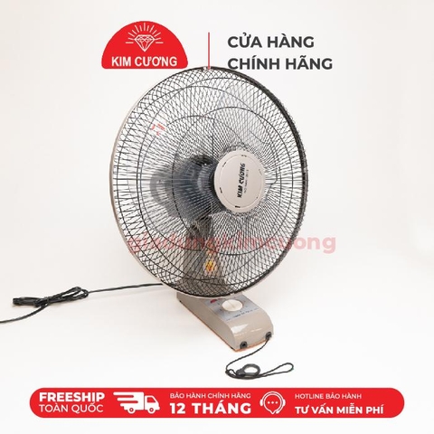 Quạt Treo Tuong Giá Rẻ Kim Cương - Quạt Treo Tương Cơ 1 Dây - Thân Nhựa