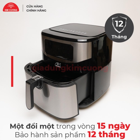 Nồi Chiên Không Dầu Kim Cương - Dung Tích 7.2 Lít [Bảo Hành Chính Hãng 1 Đổi 1]