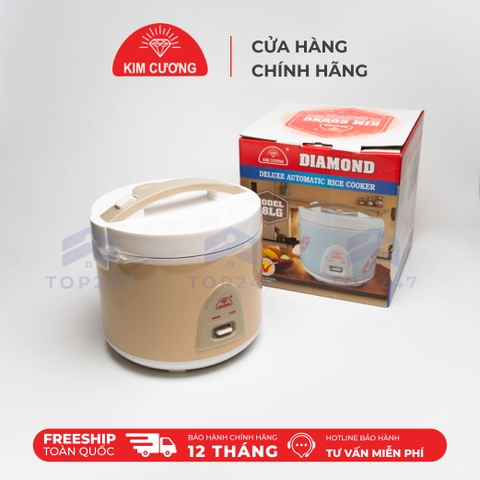 Nồi Cơm Điện Kim Cương - Nắp Gài 1.8 Lít [Chính Hãng]