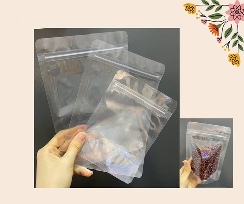 Túi zip 2 mặt trong