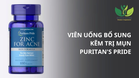 Viên Uống Bổ Sung Kẽm Của Puritan's Pride – Giải Pháp Làm Đẹp Từ Bên Trong Cho Làn Da Khỏe Mạnh