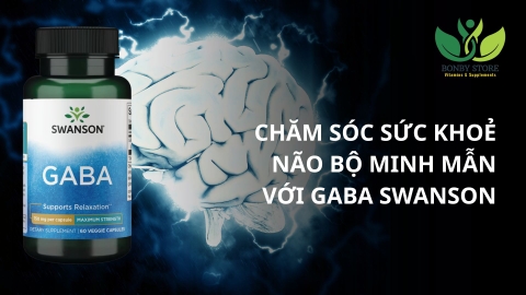 Giữ Cho Não Bộ Luôn Khoẻ Mạnh và Minh Mẫn – Bí Quyết Nhờ Viên Uống Bổ Não Gaba Swanson