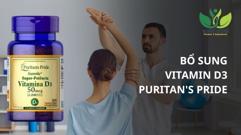 Vitamin D3 Puritan's Pride – Bí Quyết Dưỡng Da Khỏe Mạnh Từ Bên Trong