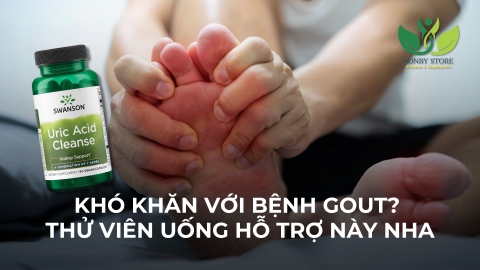 Đang Gặp Phải Khó Khăn Với Căn Bệnh Gout? Hãy Thử Viên Uống Hỗ Trợ Gout Của Swanson Uric Acid Cleanse