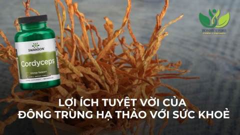 LỢI ÍCH TUYỆT VỜI CỦA ĐÔNG TRÙNG HẠ THẢO MANG ĐẾN CHO SỨC KHOẺ - THÔNG QUA VIÊN UỐNG SWANSON CORDYCEPS