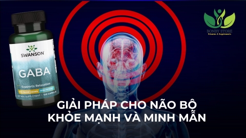 GIẢI PHÁP CHO BỘ NÃO KHOẺ MẠNH VÀ MINH MẪN TỪ SWANSON GABA