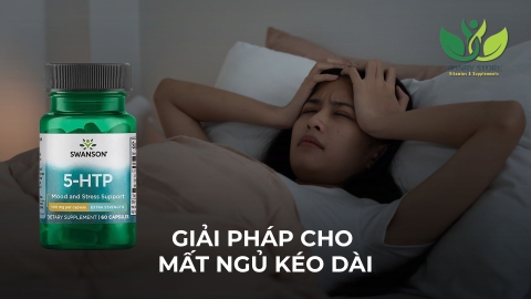 GIẢI PHÁP CHO MẤT NGỦ KÉO DÀI TỪ SWANSON 5-HTP