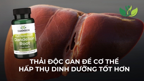 THẢI ĐỘC GAN ĐỂ GIÚP CƠ THỂ HẤP THU DƯỠNG CHẤT TỐT HƠN
