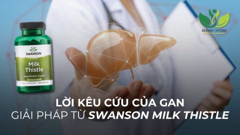 LỜI KÊU CỨU CỦA GAN - GIẢI PHÁP ĐẾN TỪ SWANSON MILK THISTLE