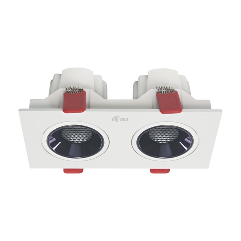 Đèn LED downlight Đôi 7W*2 Chỉnh Góc Anfaco AFC 764/2-7Wx2