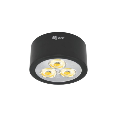 Đèn LED Gắn Nổi Mắt Ếch 3W-9W ANFACO AFC 643D-Vỏ Đen